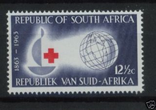 South Africa 1963 Sg 226 12.  5c Red Cross Mnh