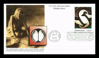 Dr Jim Stamps Us Mimbres Bowl Art Of American Indian Mystic First Day Cover