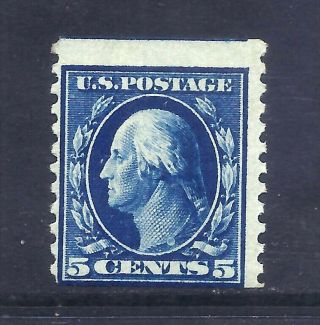 Us Stamps - 447 - Mnh - 5 Cent Washington Perf 10 Coil Issue - Cv $100