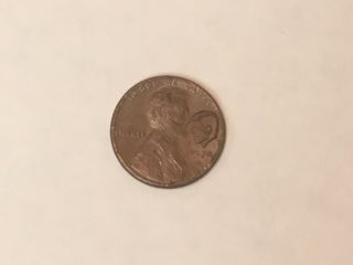 1974 Lincoln Penny Stamped With Kennedy’s Profile