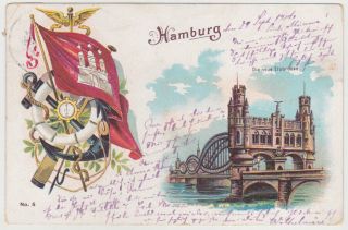 Germany Dr 1901 Col.  Pict.  Pc Hamburg Altona/e.