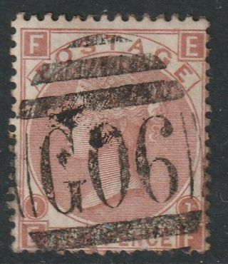 Gb Abroad In Beyrout British Levant G06 10d Red Brown G06 Cancel