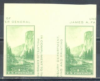 Us Stamp (l2401) Scott 769,  Lh,  Imperf Vertical Gutter Pair