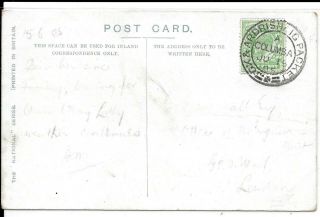 Gb Ppc Coloured Tarbert Harbour Scene Fine Ardrishaig Packet Cancel 1905