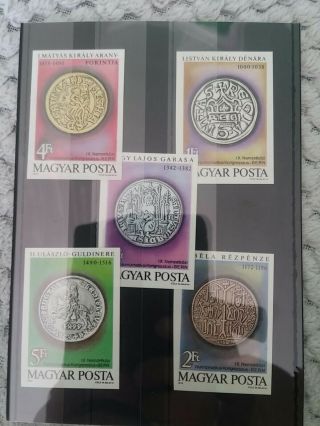 Hungary Coins Mnh Imperf Stamps Set 1979 295