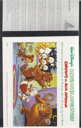 V307.  Guyana - Mnh - Cartoons - Disney - Christmas On Bear Mountain - Booklet