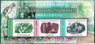 Wd10/01/19 - Guyana - Hans Christian Andersen Sheet Of 3 - 3919