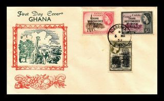 Dr Jim Stamps Ghana Independence First Day Issue Combination Cover