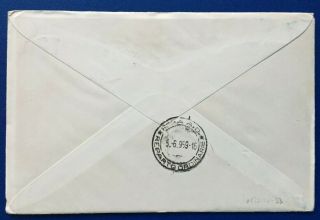 1959 BOAC First Flight London to Singapore Air Mail Cover India to Rome Italy 2
