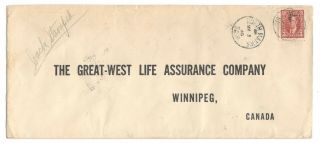 1940 North Makwa,  Sask.  Cds Cancels On Cover To Winnipeg,  Gwl
