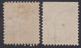 TDStamps: US Stamps Scott 304 (2) 5c Lincoln H OG Gum Dist 2