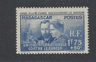 MADAGASCAR - B1 - B2 - MH - 1915 - 1938 - O/P ON SEDAN CHAIR AND P & M CURIE 2