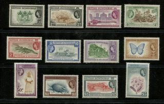 British Honduras  1953 Nh Set  Scott 144 - 55