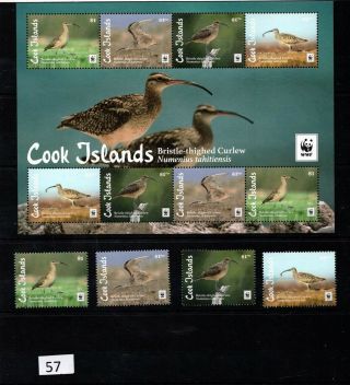 == Cook Islands - Mnh - Birds - Wwf