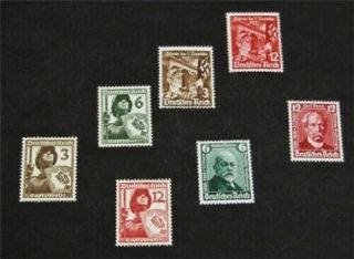 Nystamps Germany Stamp 467//483 Og Nh $40