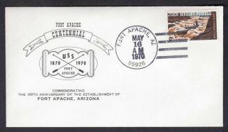 Event Cover - Fort Apache,  Arizona Centennial 1970 - With Informational Insert