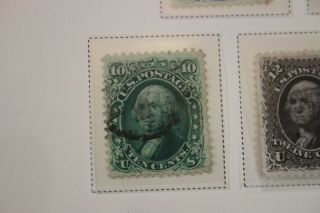 United States Stamp Scott 68 10 Cent 1862 Jsh