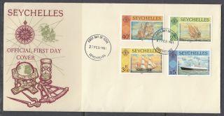 Seychelles Scott 464 - 7 Fdc - 1981 Ships Issue