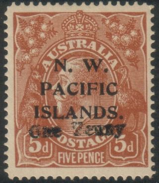 Guinea Nw Pacific Islands 1918 Provisional 