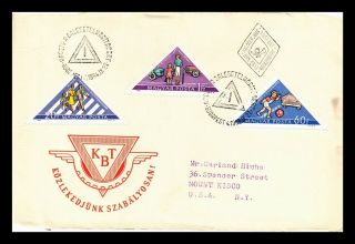 Dr Jim Stamps Road Traffic Safety Fdc Combo Hungary European Size Cover