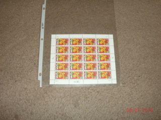 Happy Year Sheet Of 20 (33 Cents) Postage Stamps