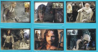 Zealand 2003 Lord Of The Rings Lotr Fdc Maxi Card 6 Didderent
