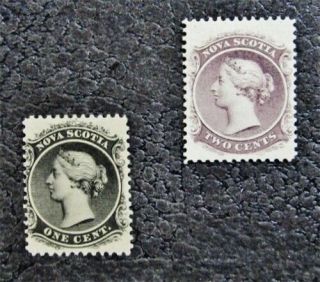 Nystamps Canada Nova Scotia Stamp 8 9 Og H $28