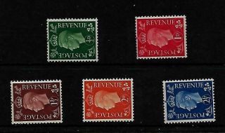 Kg Vith,  1937 Dark Colours,  The Five S/.  Ways Watermarks,  M/min,  Catval £175.  00