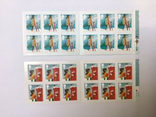 Gb 2014 Lx47 & Lx48 Christmas Stamp Booklets.