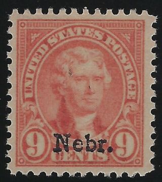Us Stamps - Sc 678 - Nebraska Overprint - Never Hinged - Mnh (a - 156)