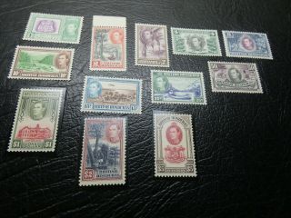 British Honduras 1938 Sg150 - 161 Mm €260