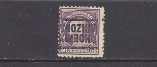 Washington/franklin Precancel: Phoenix,  Arizona 203 Invert On 50c 1917 (cv $2)