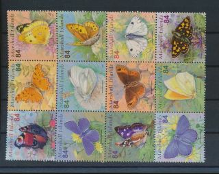 Lk64237 Marshall Islands Insects Bugs Flora Butterflies Fine Lot Mnh