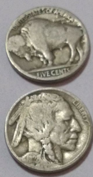 Usa 1928 Rare Coin Five Cent Buffalo Good Grade /s82