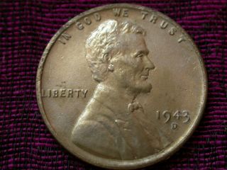 1943 D Wwii Steel Lincoln Wheat Cent Error Coin Dd Date - Ddmm -