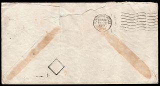 China 1947 cover w/stamps from Shanghai (3.  10.  47) to England (18.  11.  47) 2
