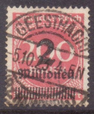 Germany Postmark / Cancel " Geesthacht " 1923