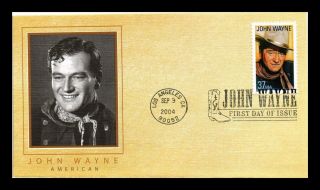 Dr Jim Stamps Us John Wayne American Legend First Day Cover Los Angeles
