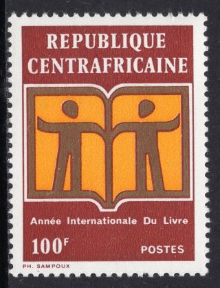 1305 - Central African Republic 1972 - International Book Year - Mnh Set