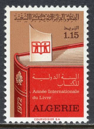 1128 - Algeria 1972 - International Book Year - Mnh Set