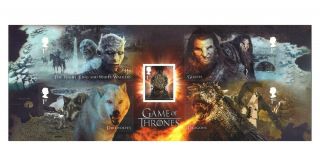 Great Britain 2018 Uk Royal Mail - Game Of Thrones Miniature Sheet Unhinged