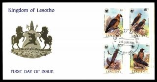 Mayfairstamps Lesotho 1986 Birds Set First Day Cover Wwb11735