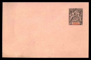 Mayfairstamps Senegal 1890s 25 Cent Postal Stationery Envelope Wwb11439