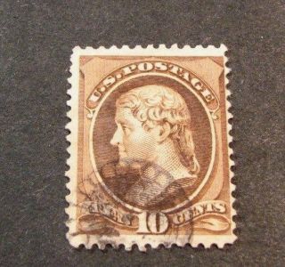 Us Stamp Scott 209 Jefferson 1881 - 82 Cancel C486