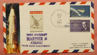 1962 Mariner Ii Spacecraft Launch Port Canaveral Fl