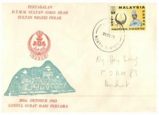 (159) Malaysia 1963 - Fdc Cover Pertabalan Hari Pertama