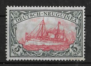 German Guinea 1914 - 1919 Nh 5 M Michel 23iibi Cv €160