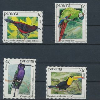 Lk63548 Panama Animals Fauna Flora Birds Fine Lot Mnh