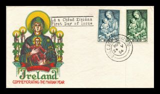 Dr Jim Stamps Marian Year First Day Issue Combo Ireland Cover