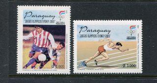 Paraguay 2638 - 2639,  Mnh,  2000 Summer Olympics Sydney.  X29831